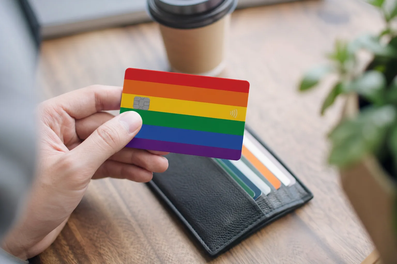 Ajoutez de la Couleur avec des Stickers de Carte Bancaire Arc-en-Ciel