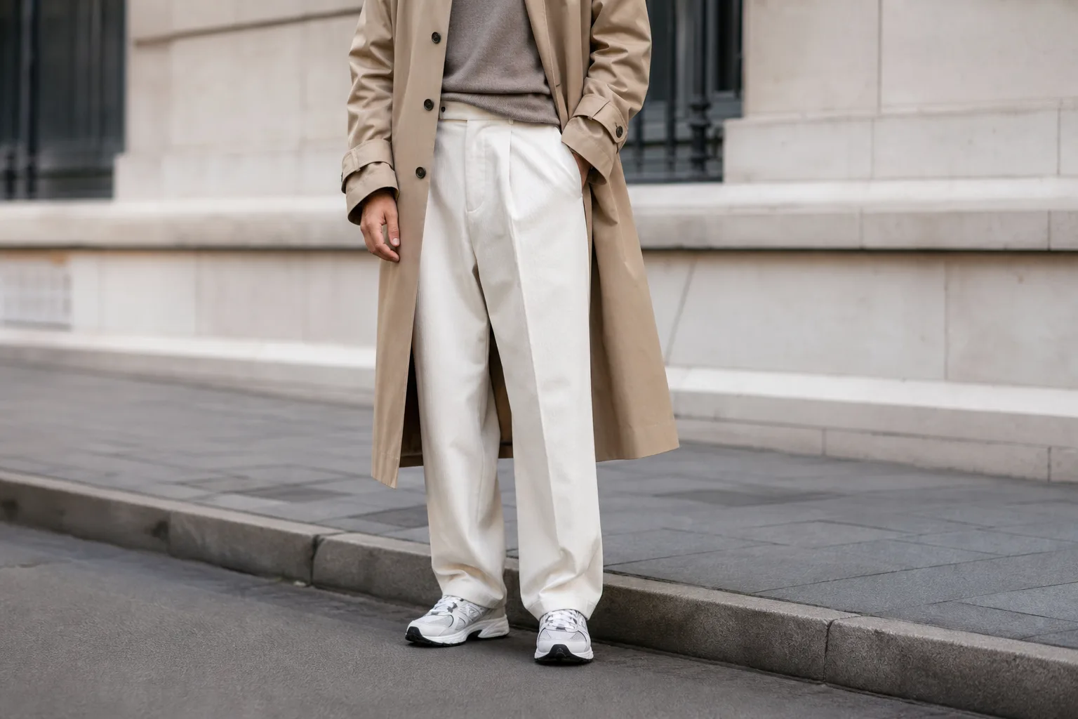 Les baskets peuvent se porter avec tout selon moi