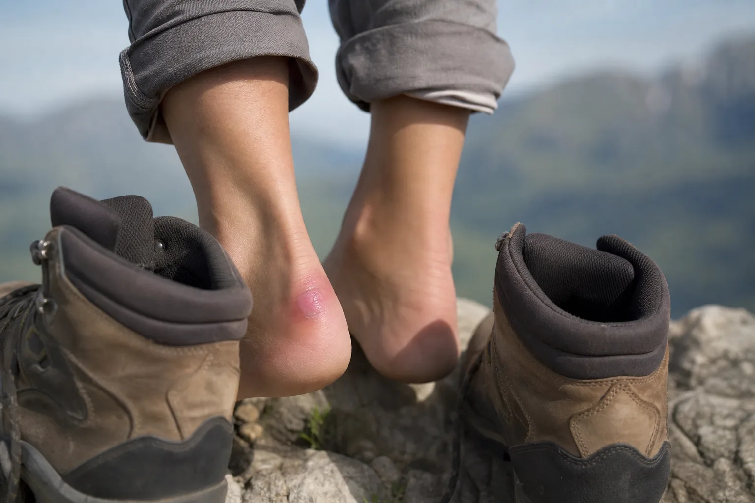 Chaussures de randonnée qui blessent le talon malgré le rodage