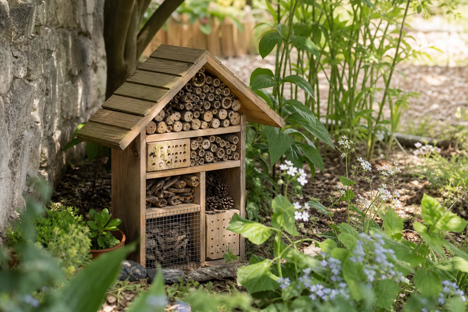 Comment aménager un espace pour les insectes ?