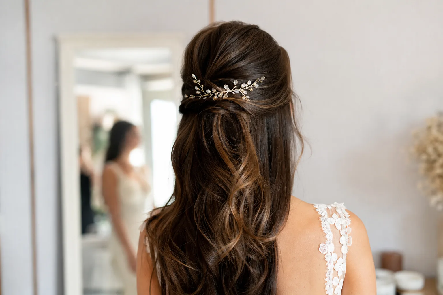 Comment choisir la coiffure parfaite pour un mariage avec des cheveux longs ?