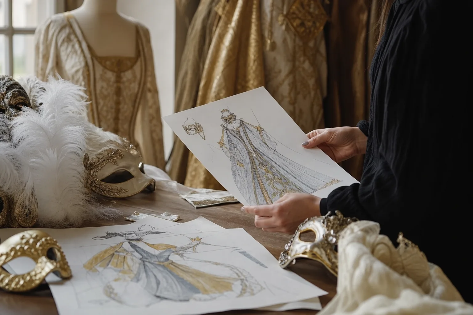 Comment concevoir des costumes et masques vénitiens pour le carnaval