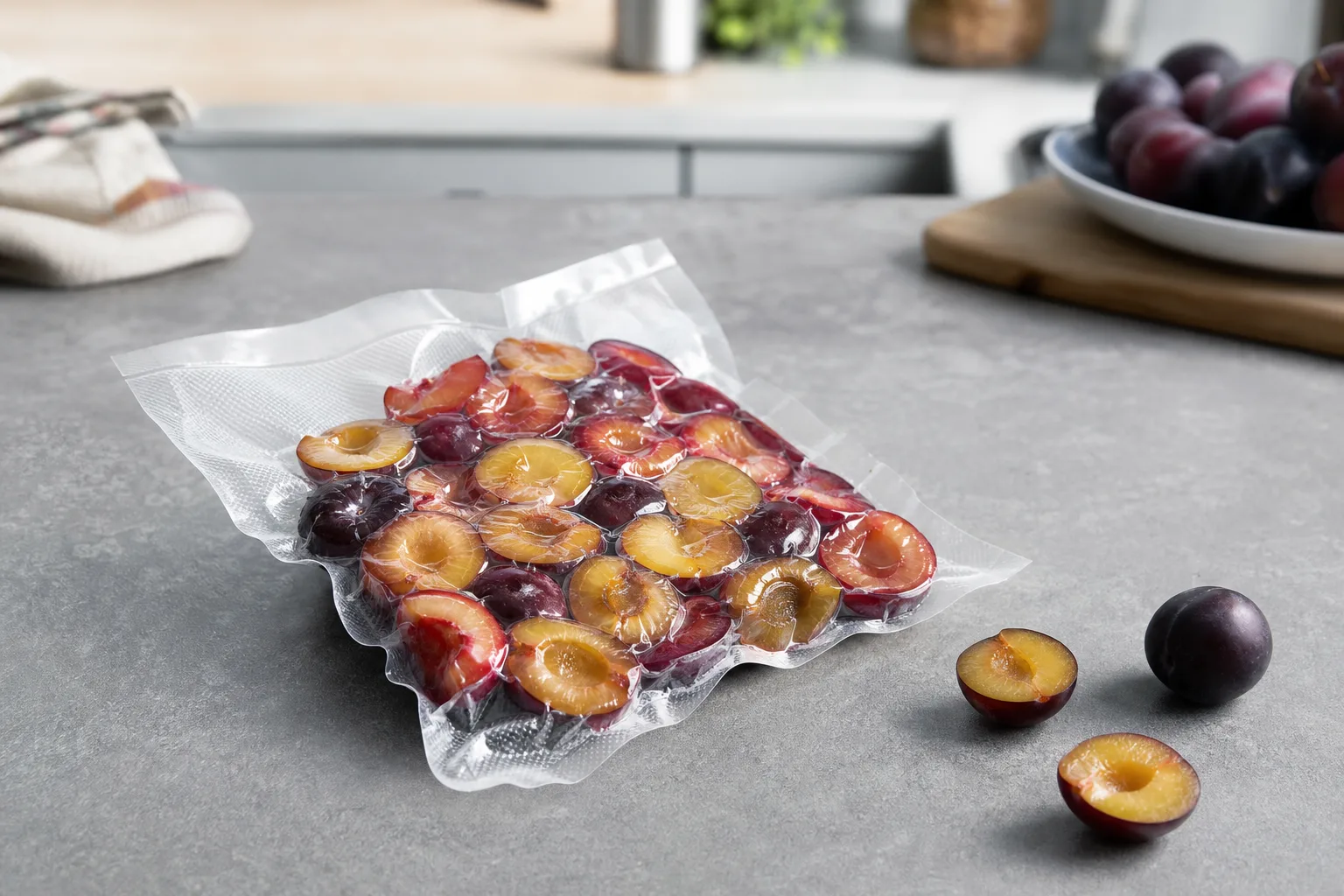 Comment congeler des prunes sous vide pour préserver leur saveur