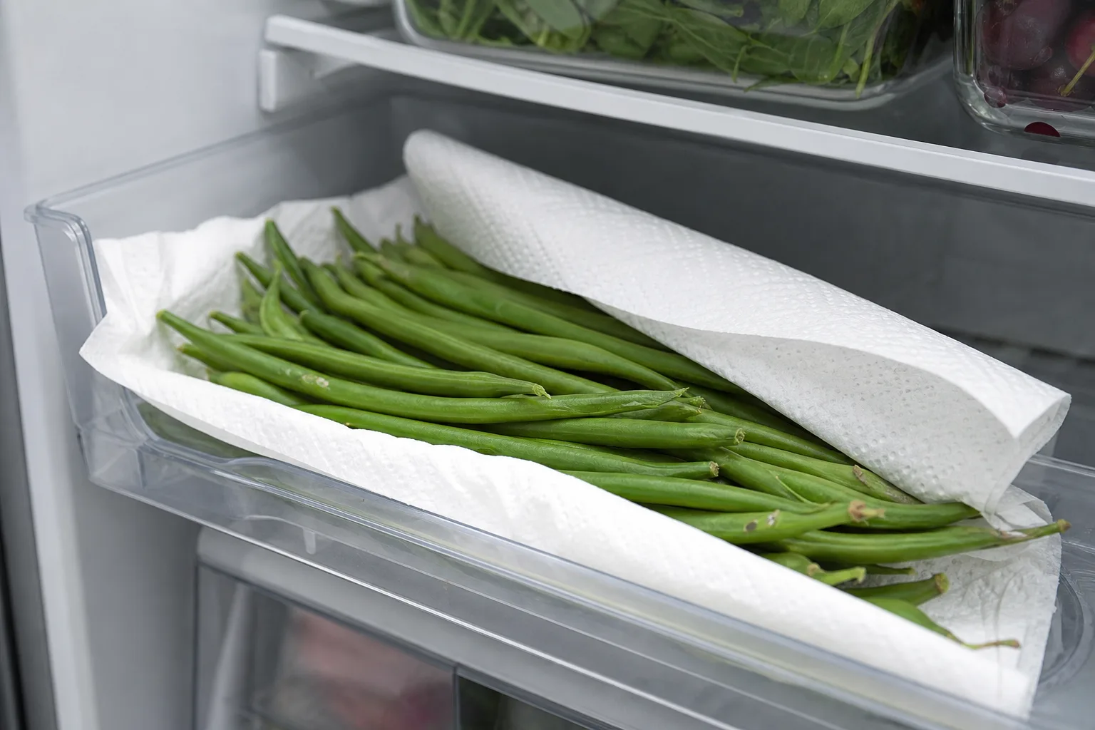 Comment conserver des haricots verts frais efficacement