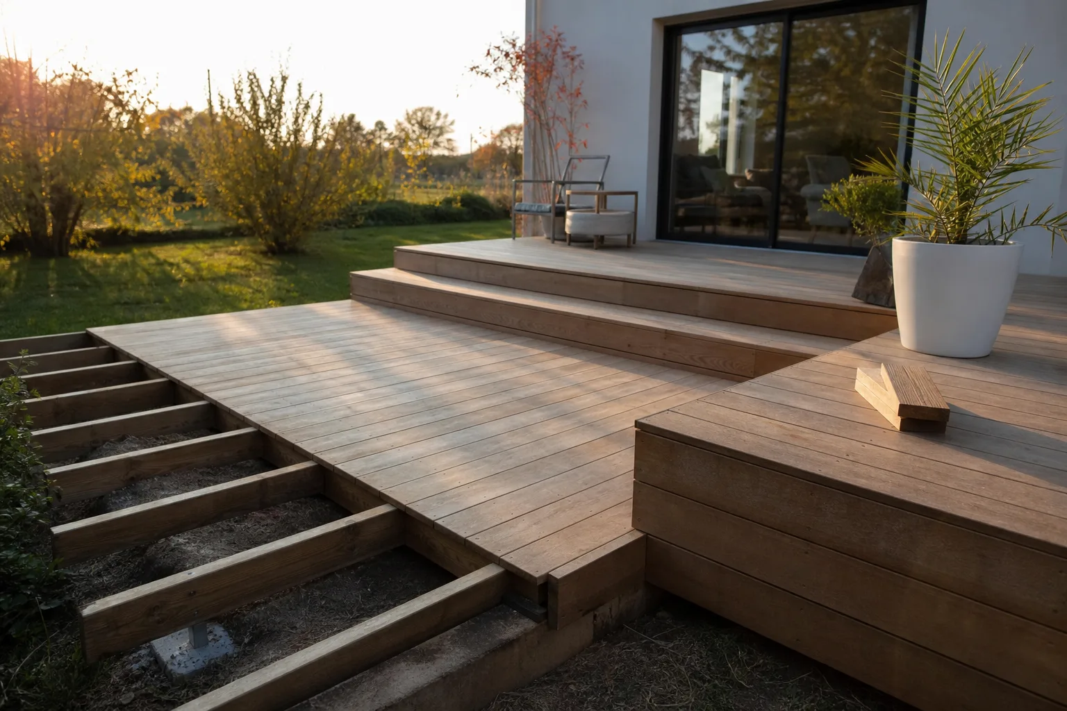 Comment créer une terrasse surélevée ?