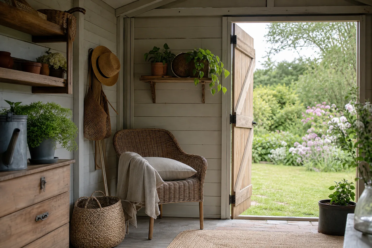 Comment décorer un abri de jardin pour le rendre accueillant ?