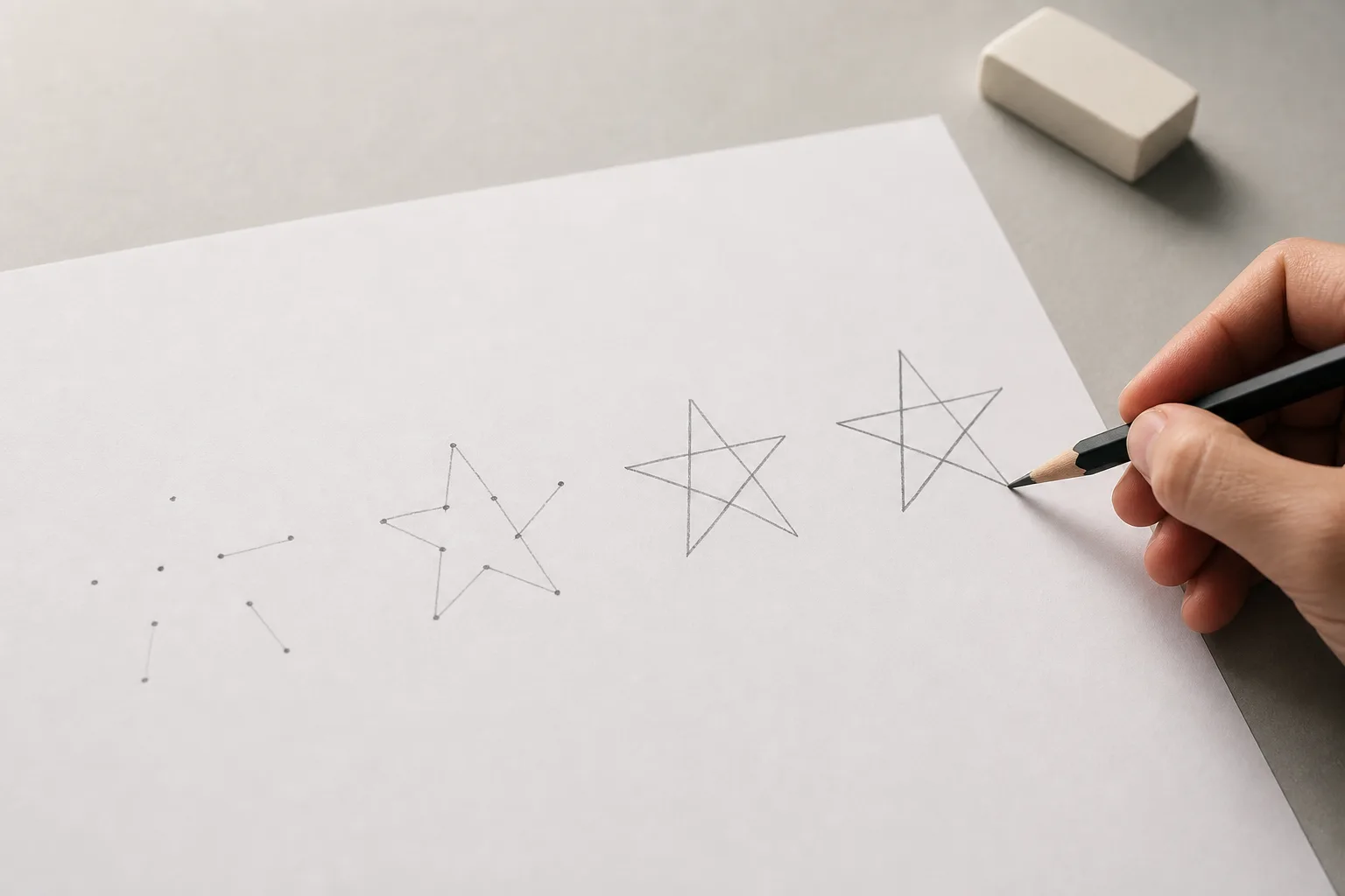 comment dessiner une étoile