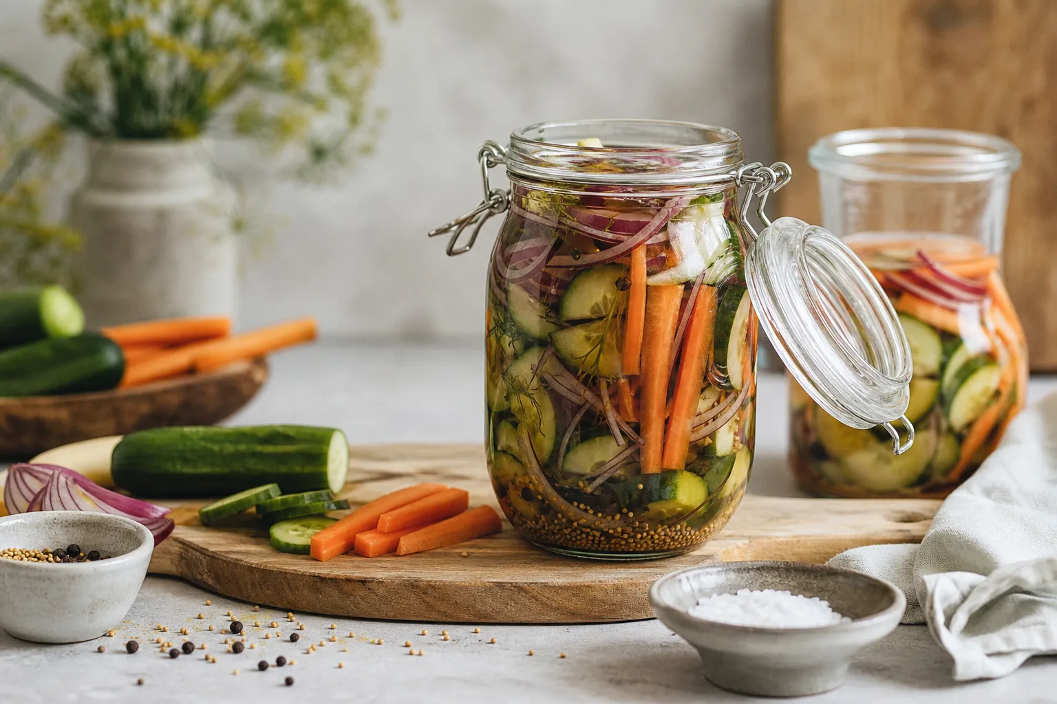 Comment préparer des pickles maison facilement