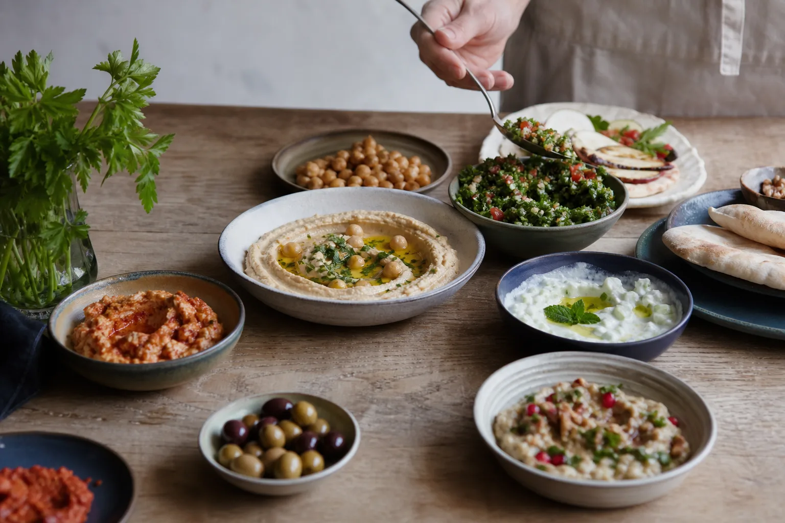 Comment préparer un menu libanais aux saveurs du Moyen-Orient