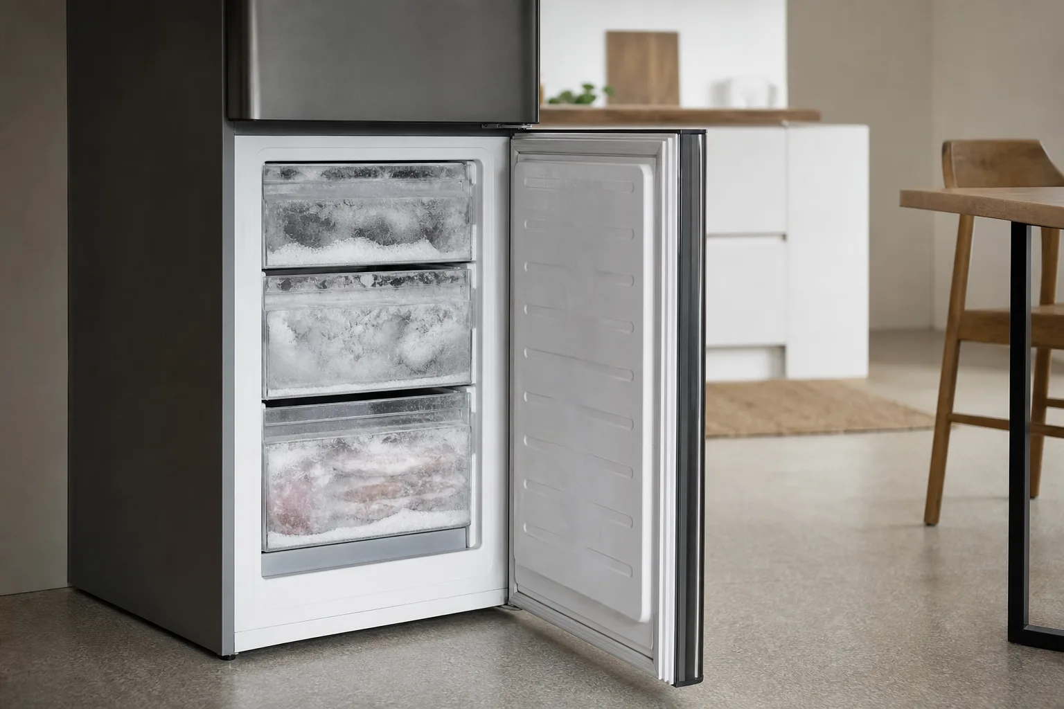 Congélateur qui givre vite malgré le No Frost : causes et solutions