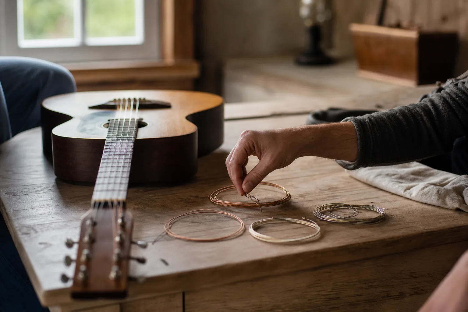 Choisissez les meilleures cordes pour votre guitare folk