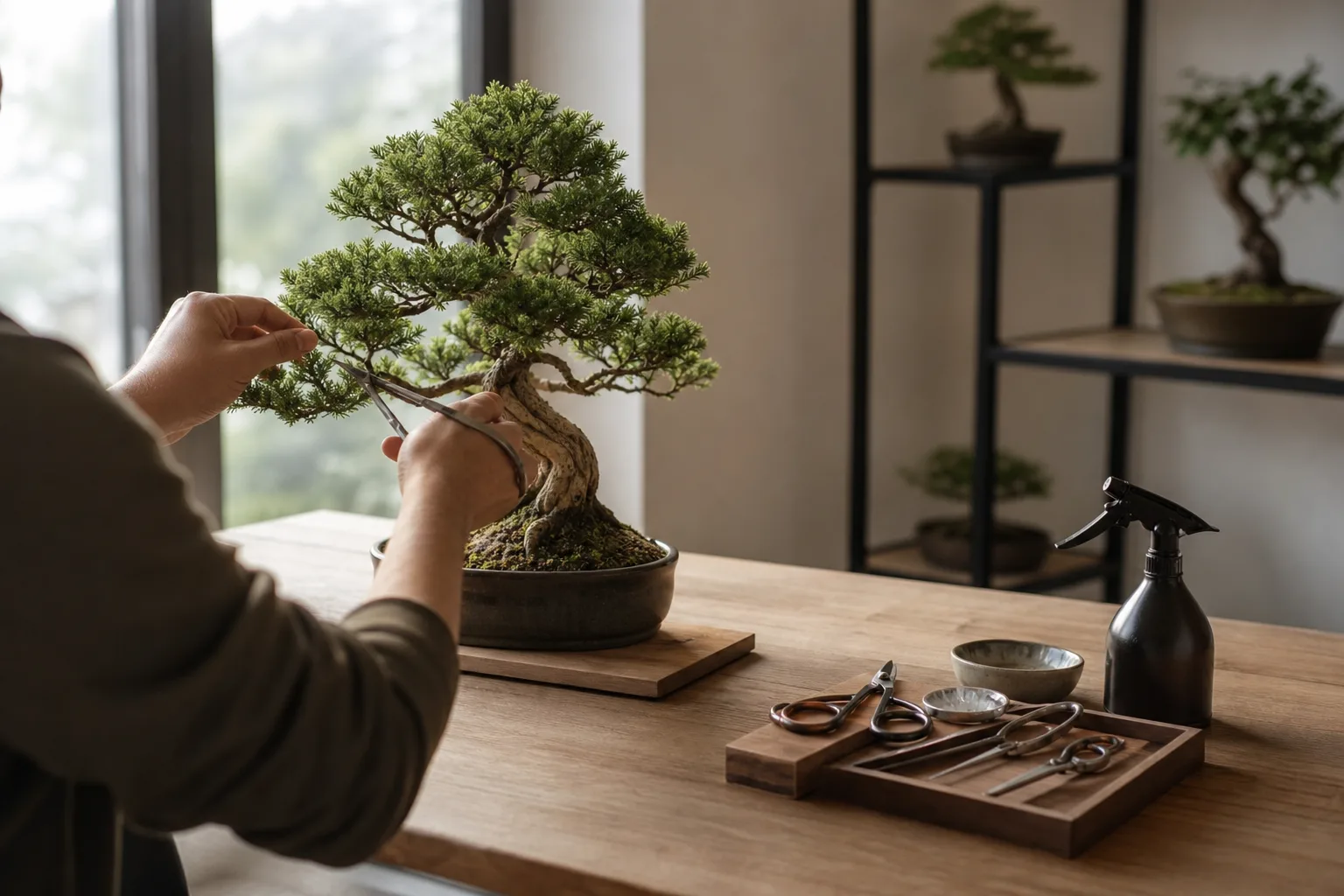 Cultiver des bonsaïs en intérieur: techniques et conseils pour réussir la croissance de votre bonsaï en milieu fermé