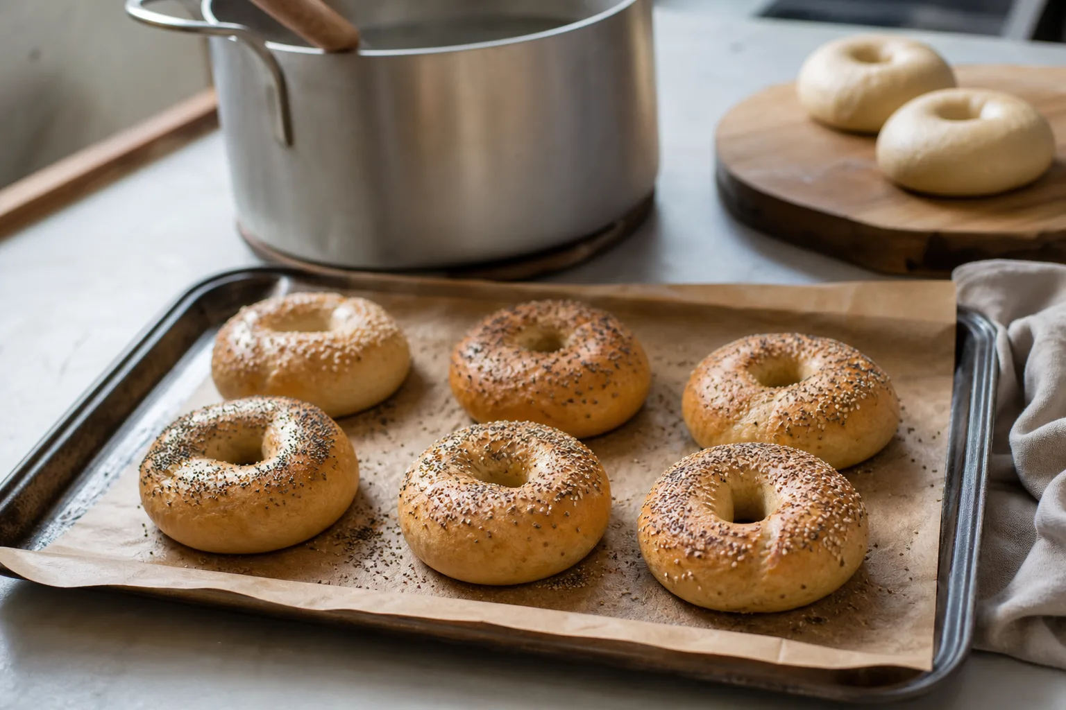 Découvrez comment réaliser des bagels maison moelleux
