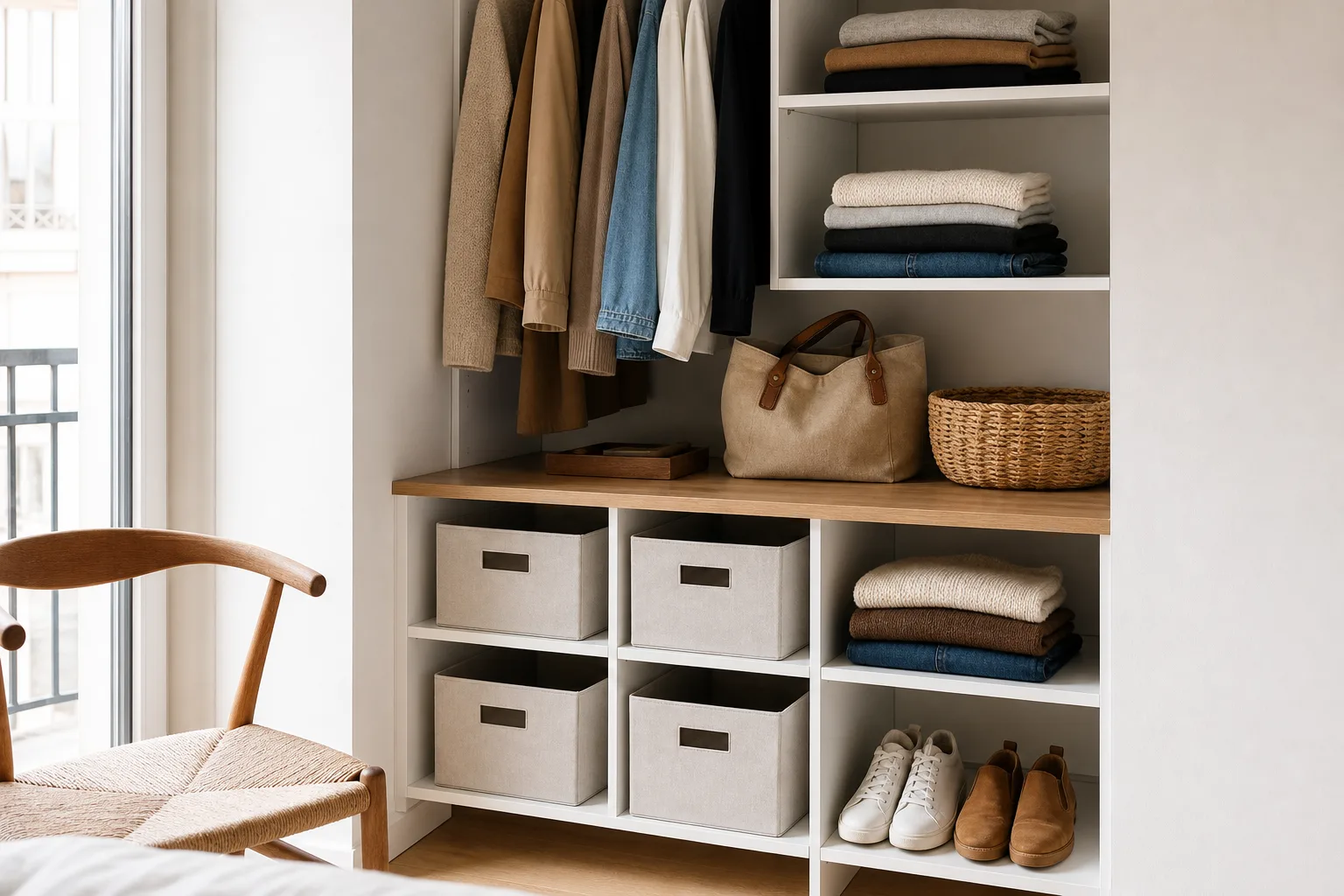 Pour un dressing enfin pratique et pas cher