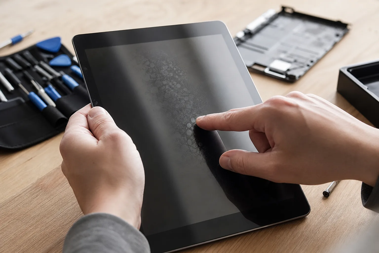 Écran tactile de tablette qui répond mal par endroits : causes