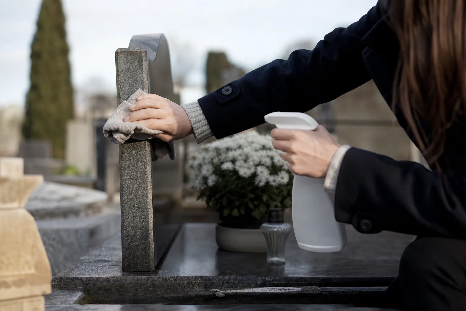 Entretien d’une plaque funéraire : Les astuces pour la conserver dans le temps