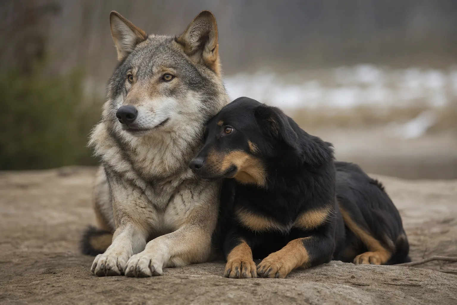 Le loup et le chien : une amitié impossible ?
