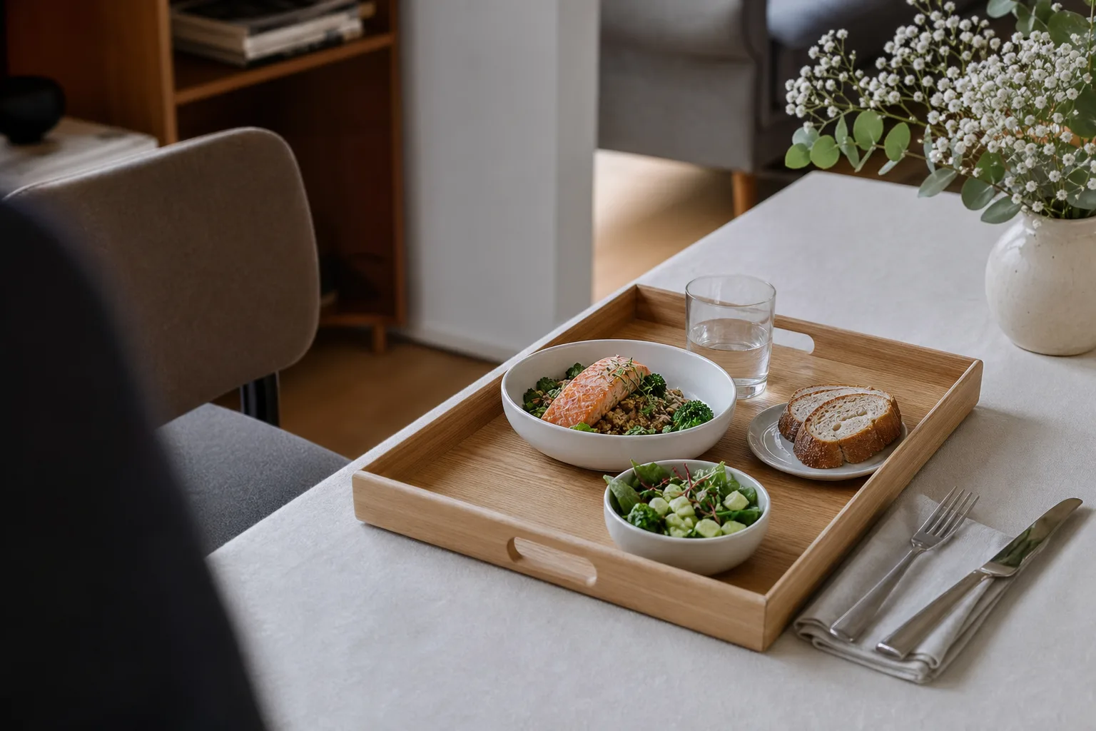 Les avantages des plateaux repas à la maison