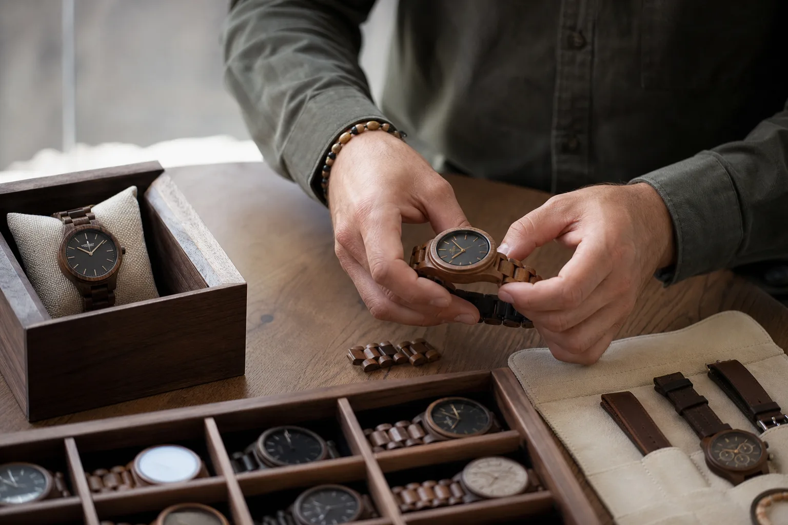 Les montres en bois : goût et personnalisation