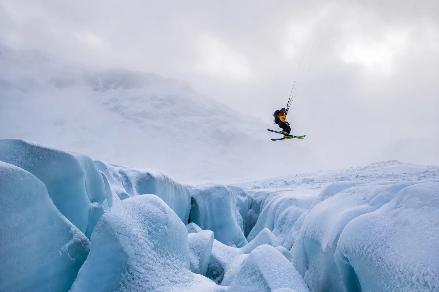 Les sports extrêmes pratiqués sur les glaciers