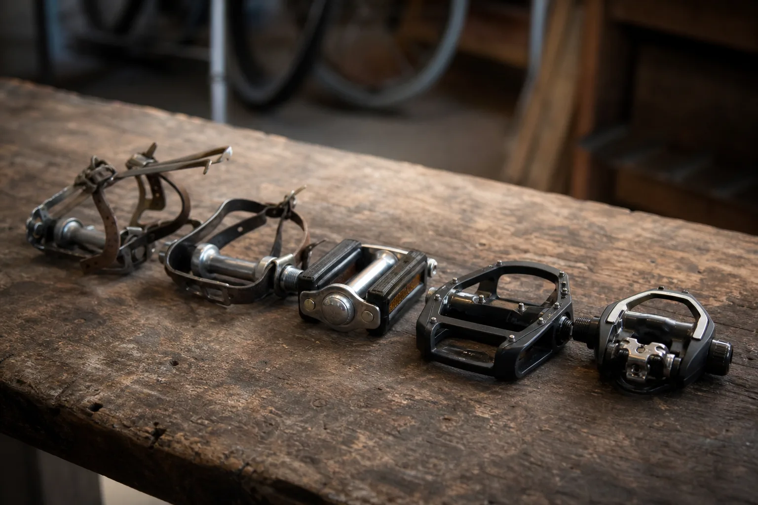 L’évolution des pédales de vélo : des premières baladeuses aux modèles clipless
