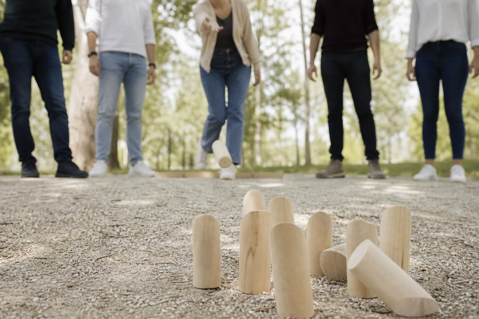 Mölkky pour les activités de groupe : un jeu parfait pour vos activités collectives