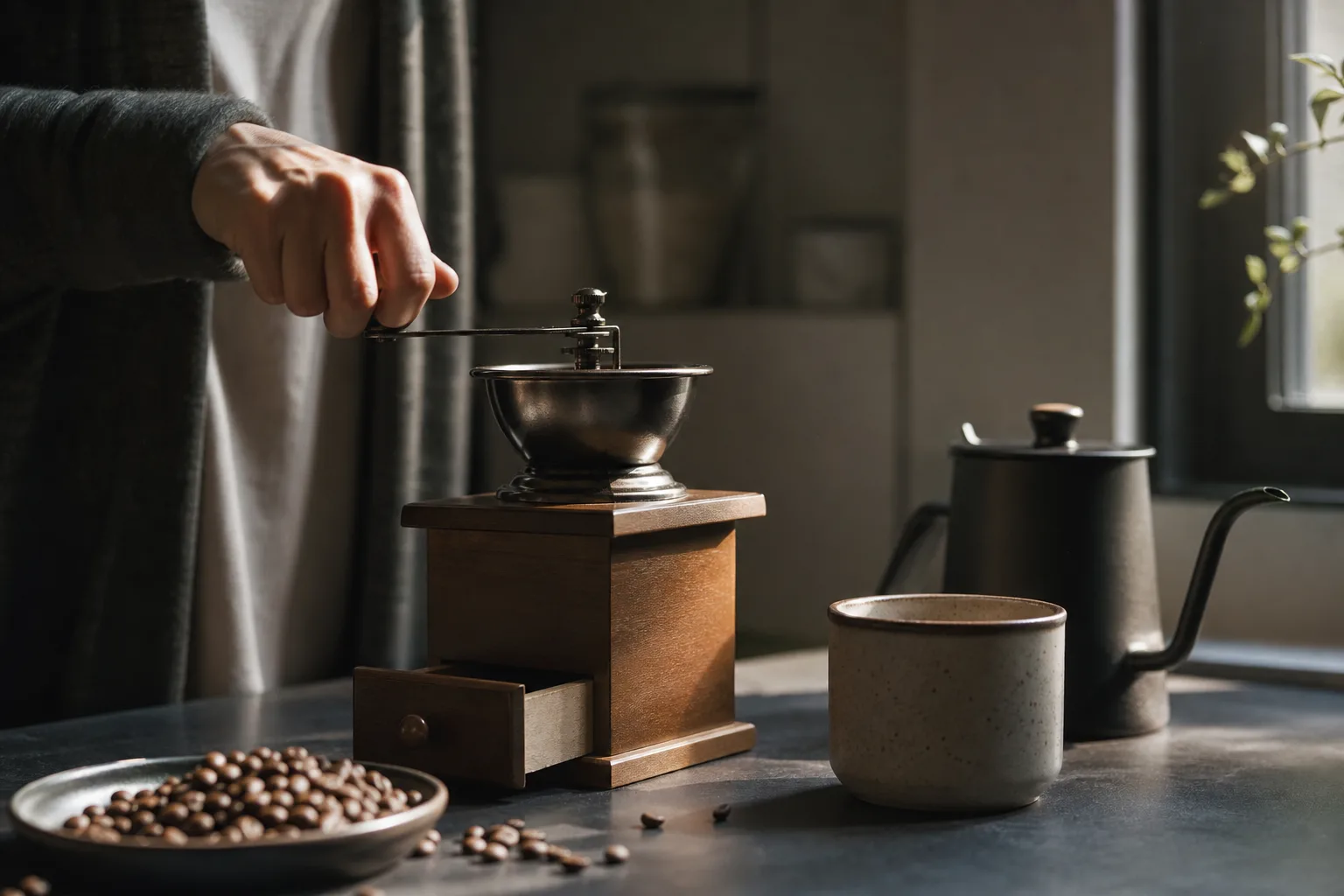 La meilleure façon de faire du café : avec le moulin a café