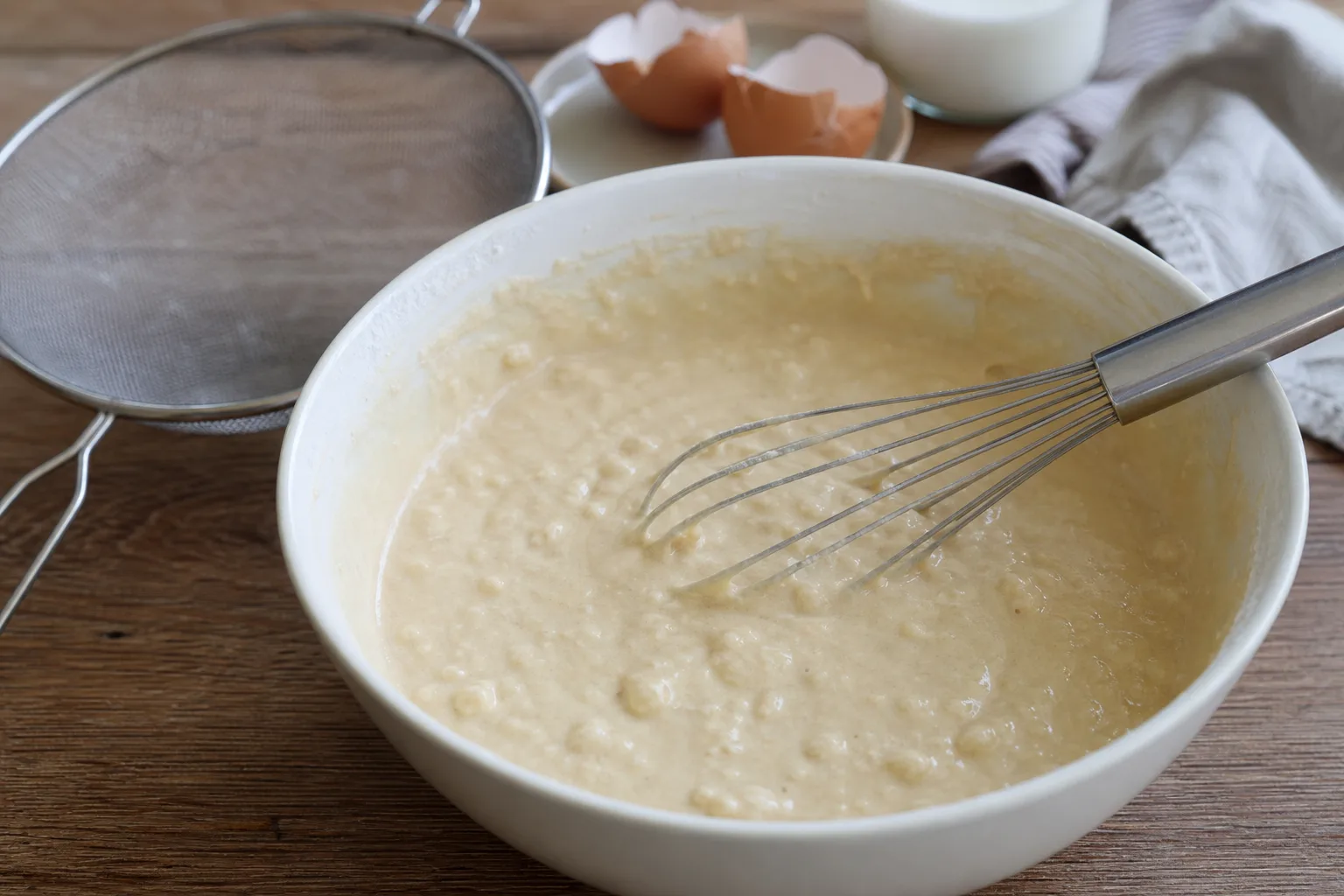 Pourquoi la pâte à crêpes fait des grumeaux malgré le tamisage de la farine