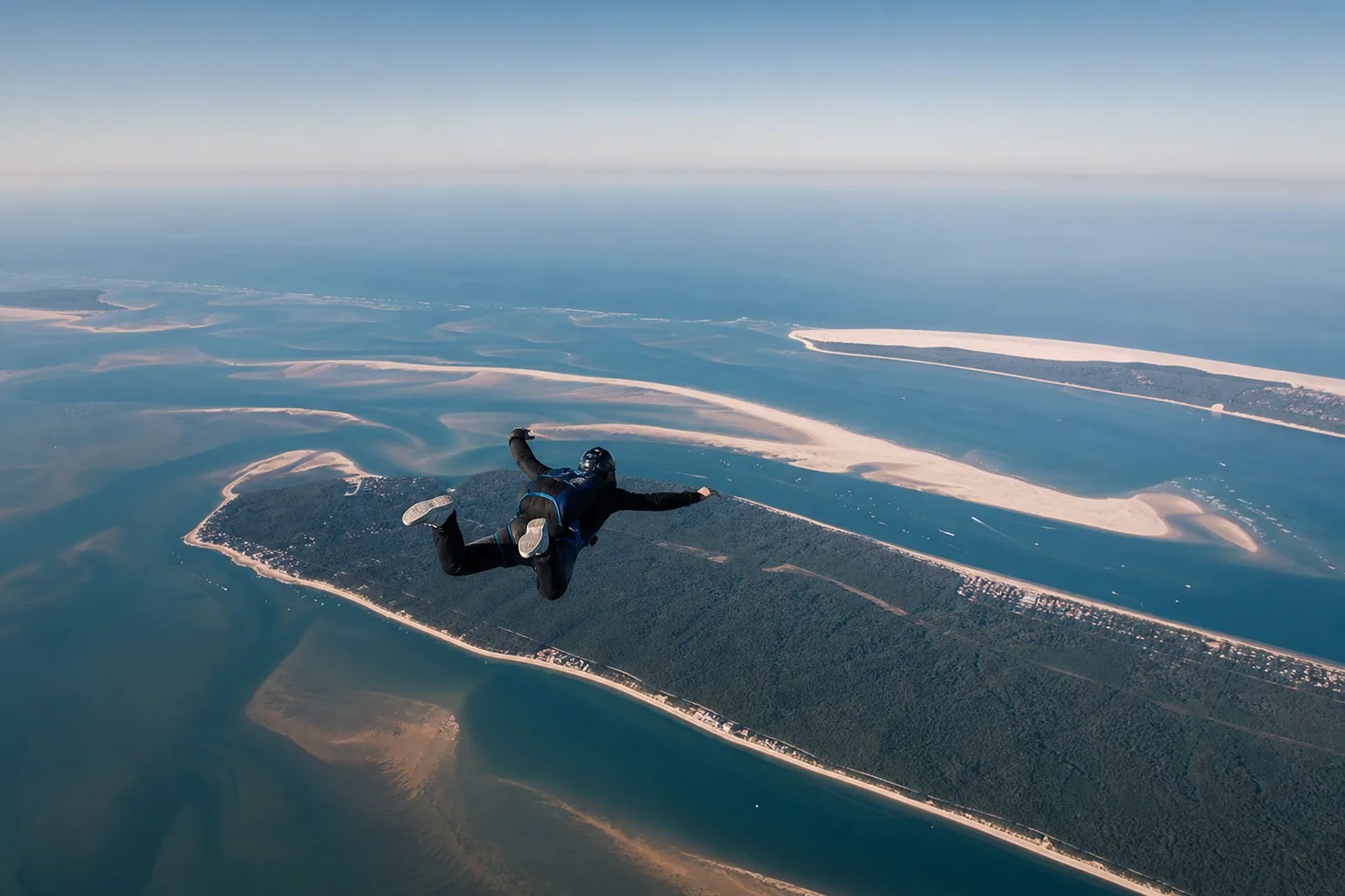 Pourquoi Arcachon est un des meilleurs spot pour un saut en parachute ?