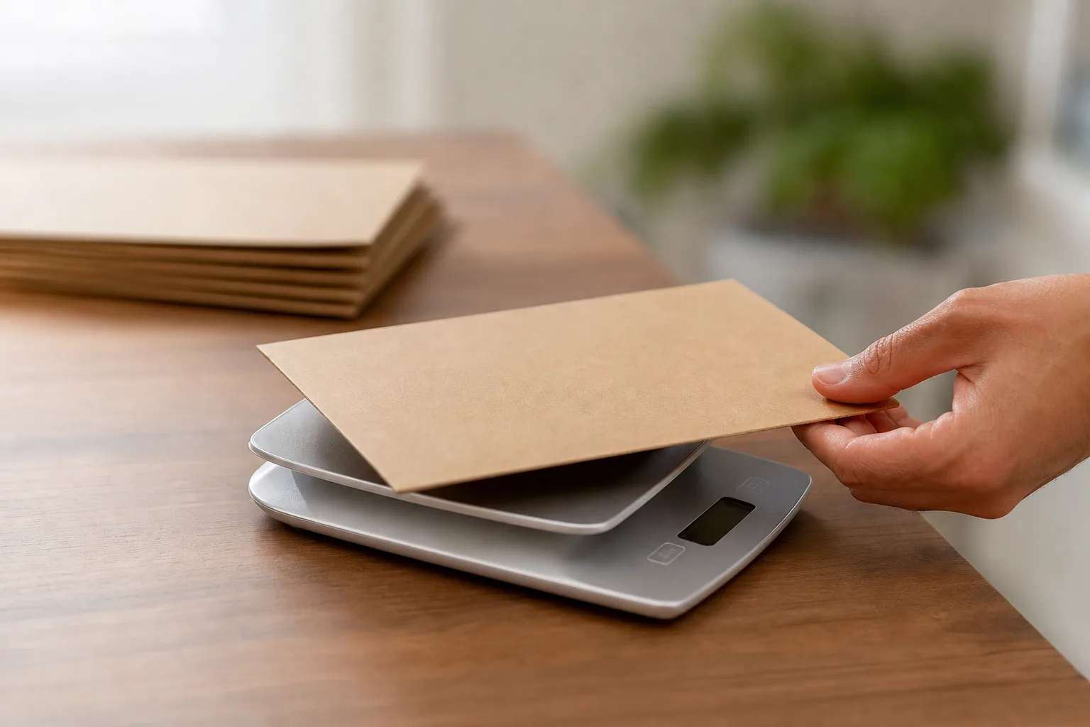 Quel est le poids d’une enveloppe cartonnée standard ?