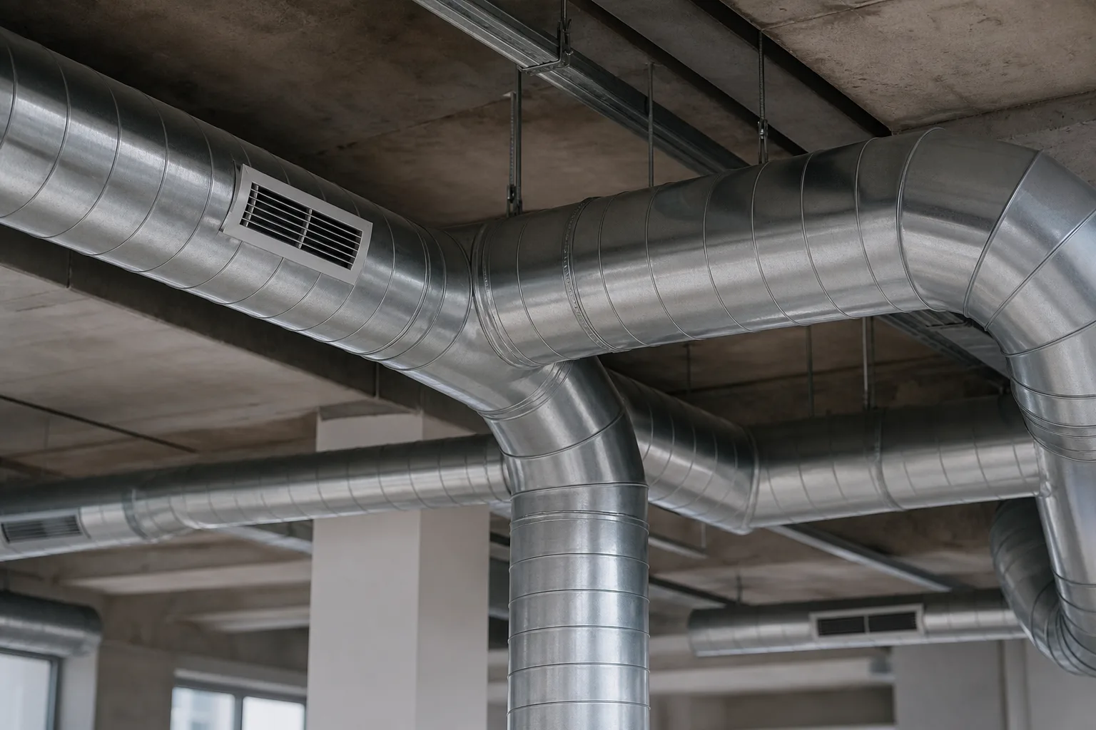 Quel type de métallisation est recommandé pour protéger les conduits de ventilation ?
