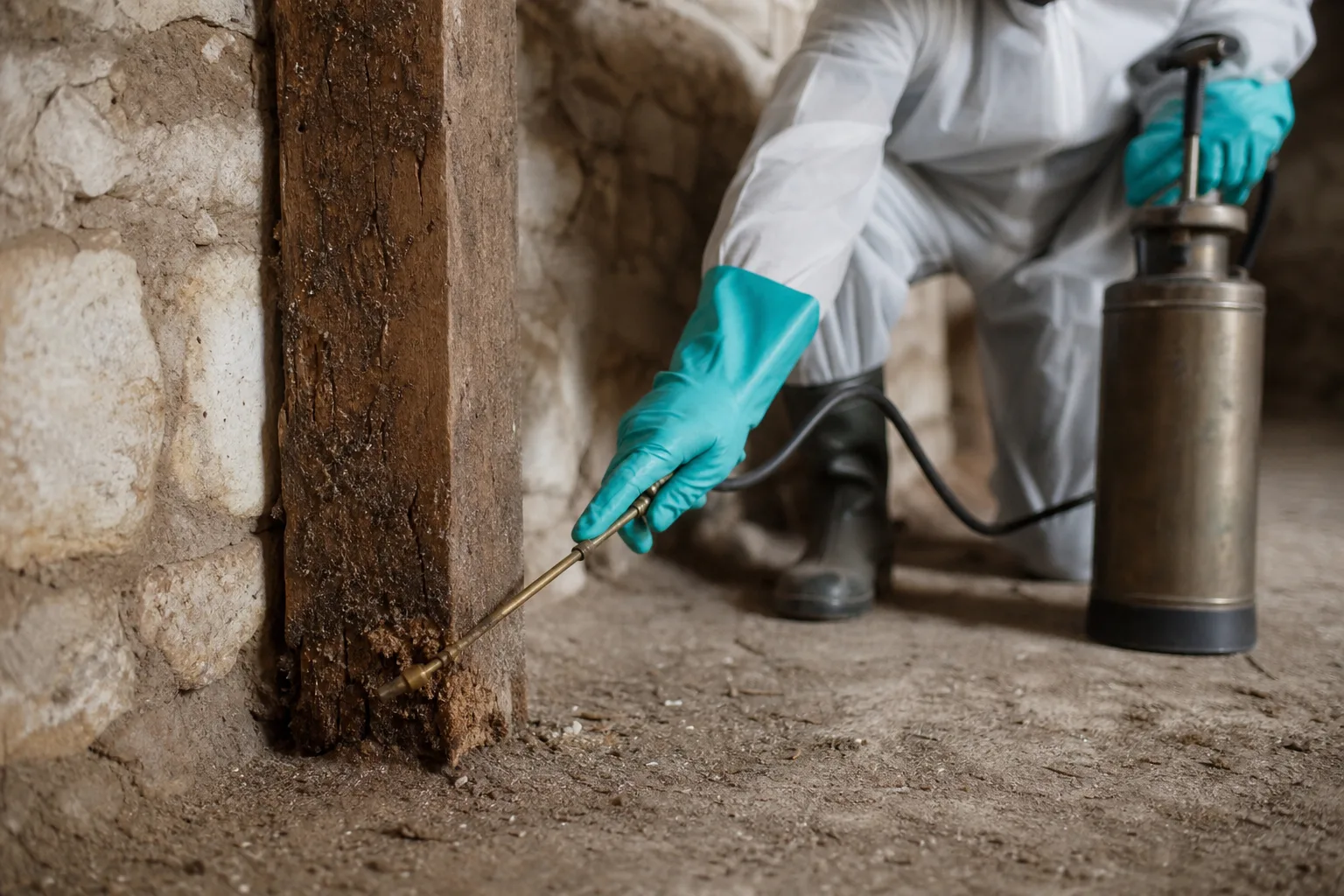 Quels sont les traitements chimiques efficaces contre le capricorne des caves ?