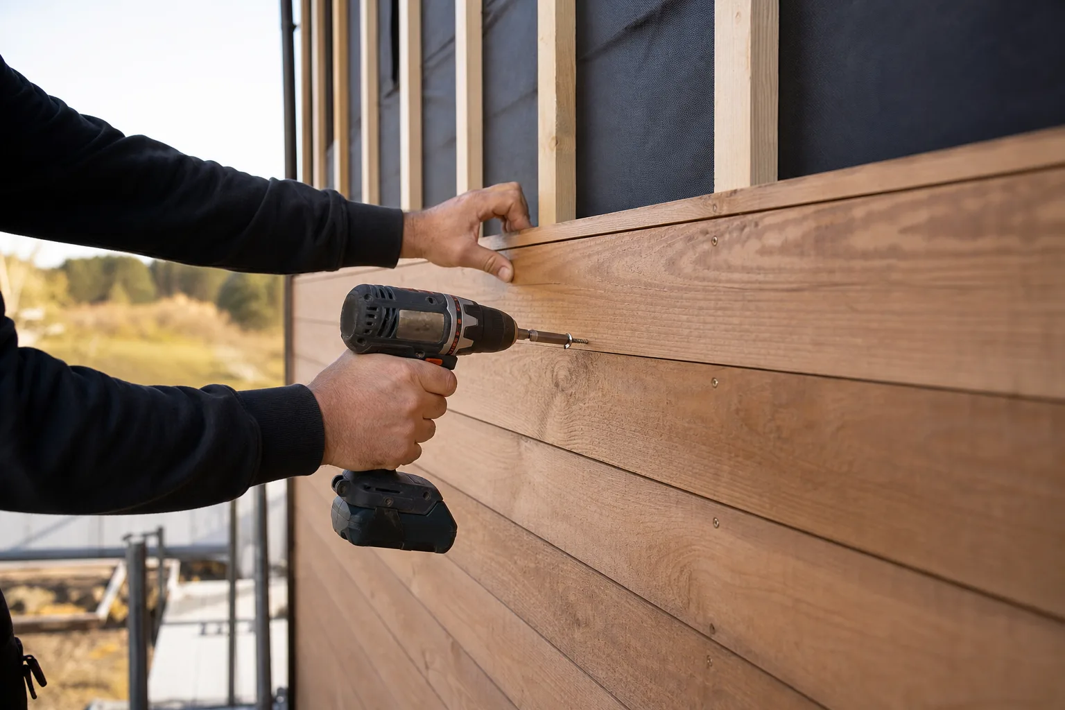 Technique efficace pour réaliser un bardage durable