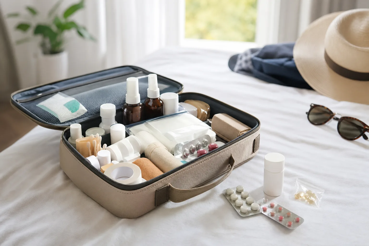 Ma trousse de secours avant de partir en vacances